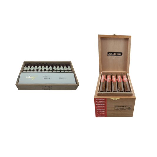 Davidoff Millennium Robusto + Illusione Allegria Robusto (Two-Box Deal)