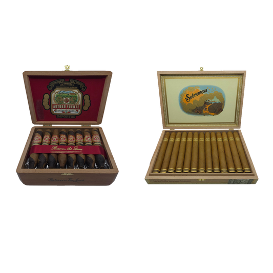 Arturo Fuente Hemingway Between the Lines + Sobremesa Brulee Double Corona (Two-Box Deal)