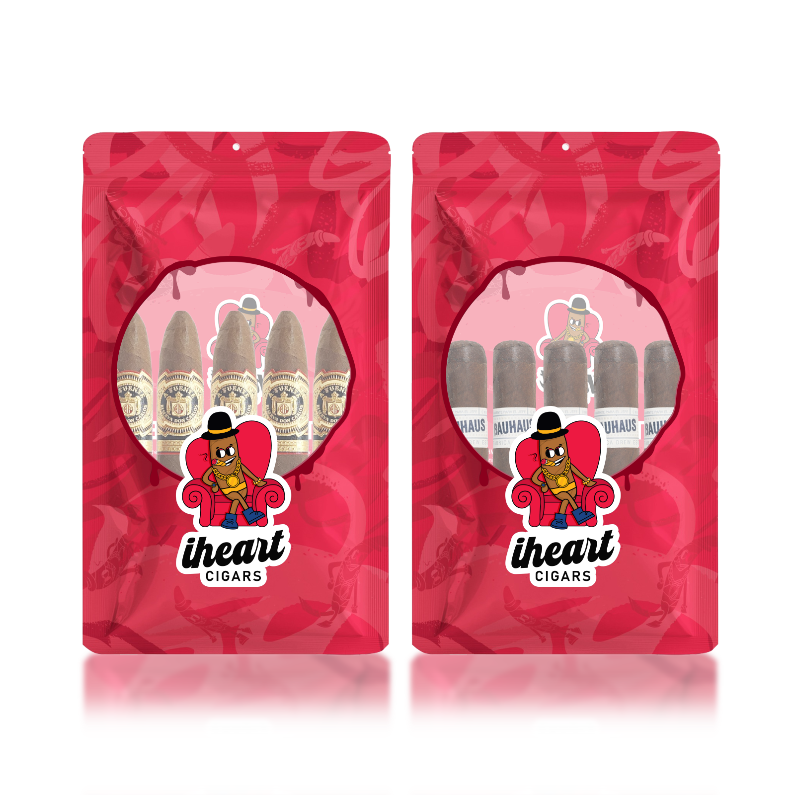 Arturo Fuente Don Carlos The Mans 80th Eye of Shark 5s + Liga Unico Bauhaus