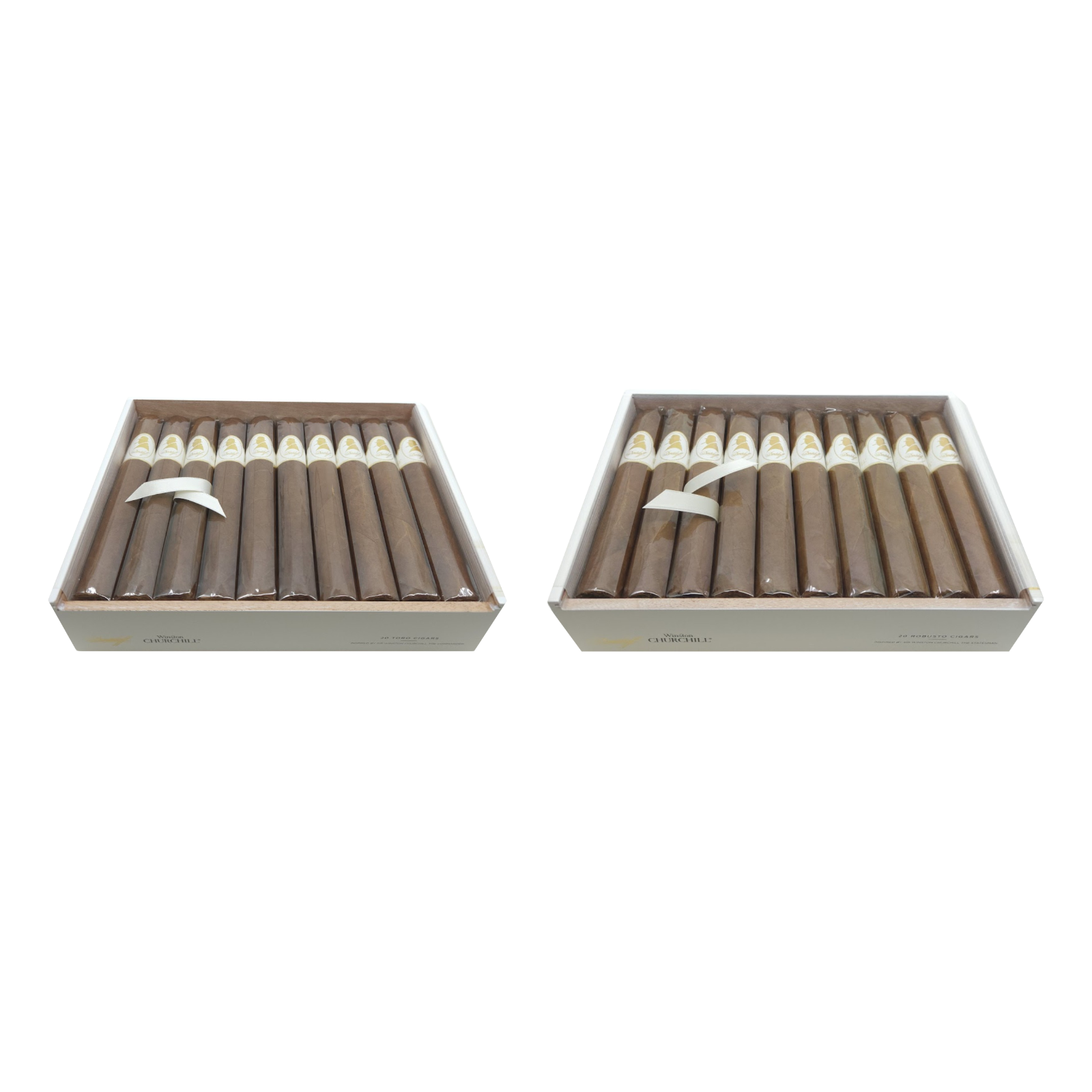 Davidoff Winston Churchill Robusto + Winston Churchill Toro